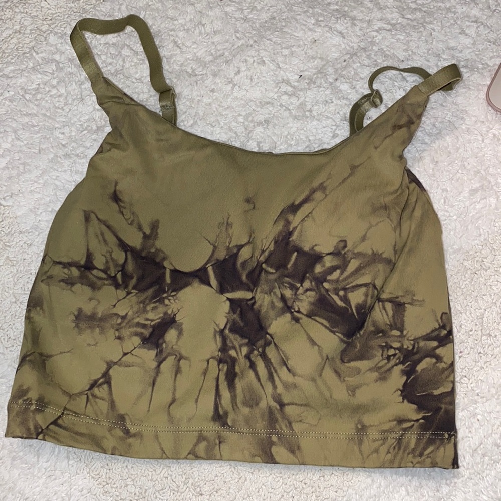 Crop top with built in bra